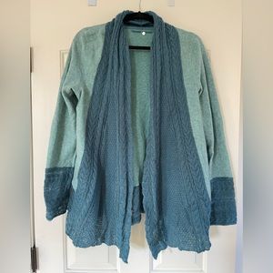 Anthropologie Mixed Media Cardigan Sweater